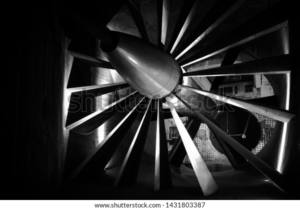 The 24ft low speed Wind Tunnel built in\
1917 Farnborough, Used to test areodynamic properties of War Time\
planes which including the Hawker\
Hurricane