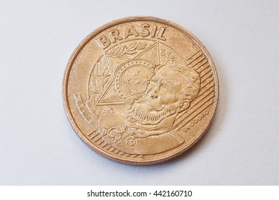 25 Brazilian Centavos (2009) Shows Manuel Deodoro Da Fonseca (1827-1892), First President Brazilian Republic