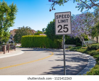 25 Mph Speed Limit Sign