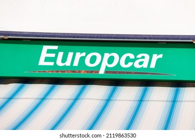 25 October 2021, Neos Marmaras, Greece: Europcar - is one of the largest rental car companies