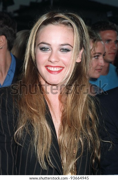 25aug97 Actress Alicia Silverstone Premiere Her Stock Photo 93664945 ...