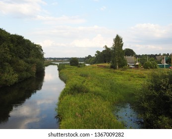 26th Of July 2018 - Scene From A Russian River Valley, Kingisepp, Russia          