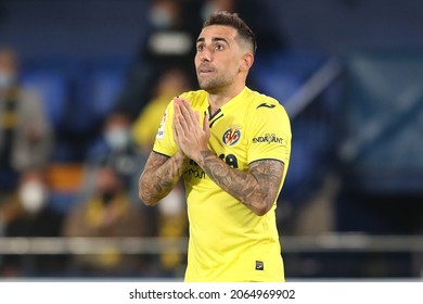 26th October 2021; Estadio La Ceramica, Vila Real, Spain; La Liga Football, Villarreal CF Versus Cadiz CF; Paco Alcacer Of Villarreal CF