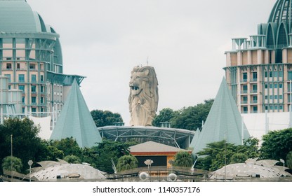 27 June 2018 Sentosa Merlion Tower Singapore