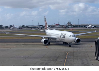 27 November 2017 Sydney , Australia : Air Fiji A330-300 At Sydney International Airport.