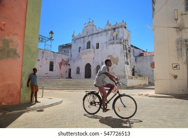 27.05.2016, Mozambique, Mozambique Island, Portuguese church Miserikordia and streets Mozambique Island
