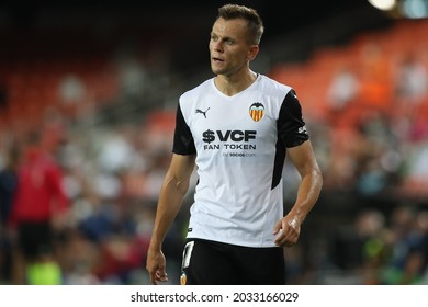 27th August 2021; Mestalla Stadium, Valencia, Spain; La Liga Football, Valencia CF Vs Deportivo Alaves; Denis Cheryshev Of Valencia CF