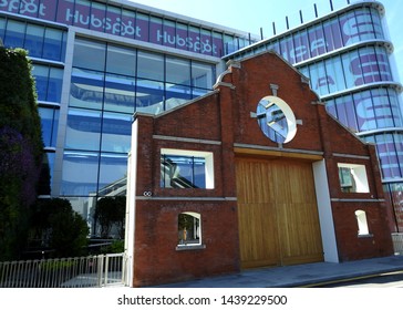 27th June 2019 Dublin, Ireland. The new Hubspot European headquarters offices in Sir John Rogerson’s Quay on Dublin’s South Docks