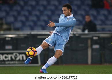 28.01.2017. Stadio Olimpico, Rome, Italy. Serie A Football. Lazio Vs Chievo.Felipe Anderson  In Action During The Match.