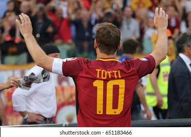 28.05.2017. Stadio Olimpico, Rome, Italy. Last Match Of Francesco Totti.