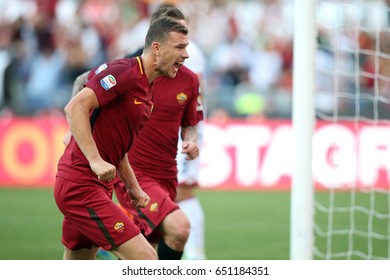 28.05.2017. Stadio Olimpico, Rome, Italy. Last Match Of Francesco Totti. Daniele De Rossi Score The Gol During The Match Roma Vs Genoa.