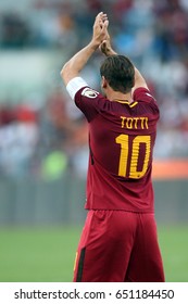 28.05.2017. Stadio Olimpico, Rome, Italy. Last Match Of Francesco Totti. Francesco Totti  In Action During The Match Roma Vs Genoa.