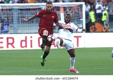 28.05.2017. Stadio Olimpico, Rome, Italy. Last Match Of Francesco Totti. Daniele De Rossi  In Action During The Match Roma Vs Genoa.