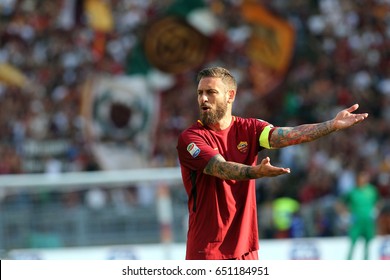 28.05.2017. Stadio Olimpico, Rome, Italy. Last Match Of Francesco Totti.Daniele De Rossi  In Action During The Match Roma Vs Genoa.