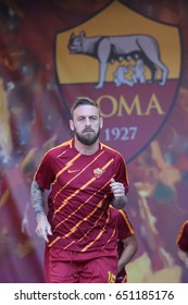 28.05.2017. Stadio Olimpico, Rome, Italy. Last Match Of Francesco Totti. Daneiel De Rossi During The Match Roma Vs Genoa.