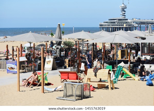 Verwonderlijk 28june2019 Scheveningen Hague Netherlands Europe Solbeach Stock OG-74