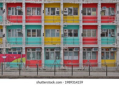 29 May 2021 Modular Social Housing Project, Nam Cheong Street, Hong Kong