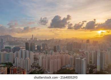 29 May 2022 the cityscape of Kwoloon Peninsula, hong kong
