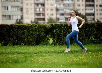 29 Year Old Woman Runs In Public Park.