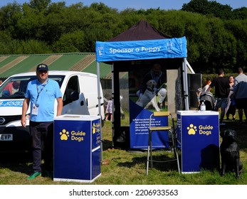 29th August 2022- A Fund Raising Stall For The Guide Dogs Charity At A Country Show Near Carmarthen, Carmarthenshire, Wales, UK.