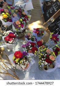 29th DECEMBER 2018 At PADDINGTON MARKET, Australia. Colourful Bunches Of Flowers Were Sold In Paddington Market , Sydney.