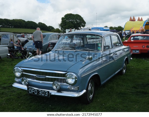 29th May 2022-   A classic Vauxhall VX Four Ninety,\
four door saloon car, at a classic car show near Newcastle Emlyn,\
Ceredigion, Wales, UK.