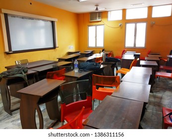 2nd May 2019, Kolkata: Empty Classroom Of A Technical College In Kolkata, Due To Slow Admission Process And No Job Their Are Many Colleges In India Which Didn't Run Their Classes Due To Low Admission