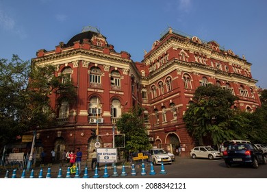 2nd November, 2021, Kolkata, West Bengal, India: The Heritage Famous Writers Building At Kolkata.