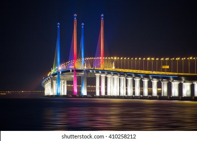 2nd Penang Bridge Light Up