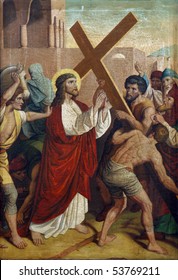 2nd Stations Of The Cross, Jesus Is Given His Cross