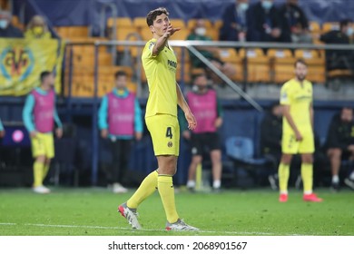 2th November 2021; Estadio La Ceramica, Vila Real, Spain; UEFA Champions League, Villarreal CF Versus Young Boys; Pau Torres Of Villarreal CF