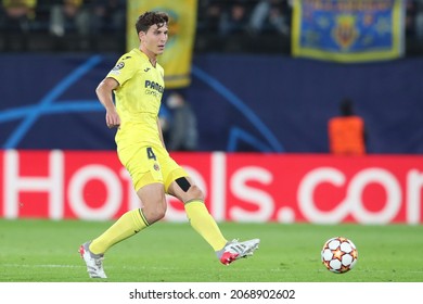 2th November 2021; Estadio La Ceramica, Vila Real, Spain; UEFA Champions League, Villarreal CF Versus Young Boys; Pau Torres Of Villarreal CF