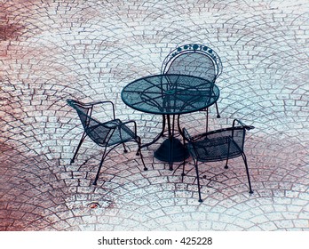 3 Chairs and a Table