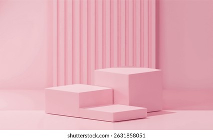 3 cubos en color