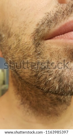 3 days beard, facial hair, beard