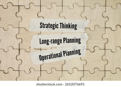 The 3 Essential Elements of Strategic Planning Models strategic thinking, long-range planning, and operational planning