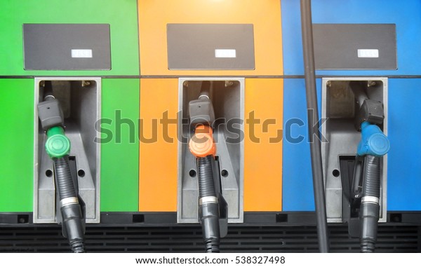 3 Fuel dispenser at\
a gasoline station