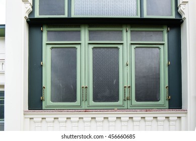 3 vintage windows