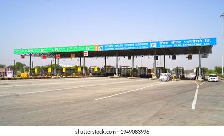 30 March 2021- Akhepura, Sikar, India. Toll Plaza On National Highway 52 In India.