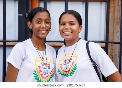 30.06.2022 Portrait Of Students. Dominican Republic. Santo Domingo.