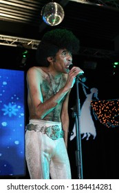 30.12.2006, Brovary Bobby Farrell Is Singing On The Concert With Microphone