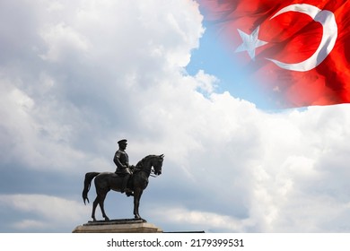 30th august victory day of Turkey or 30 agustos zafer bayrami in Turkish background photo.  - Shutterstock ID 2179399531