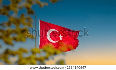 30th august victory day of Turkey or 30 agustos zafer bayrami background and Turkish flag 