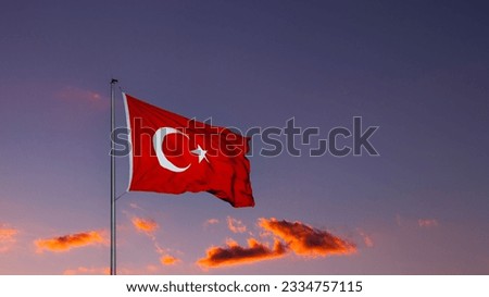 30th august victory day of Turkey or 30 agustos zafer bayrami background and Turkish flag 