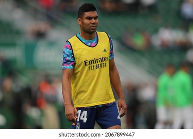 30th October 2021; Estadio Martinez Valero, Elche, Spain; La Liga Football, Elche CF Versus Real Madrid; Carlos Casemiro Of Real Madrid