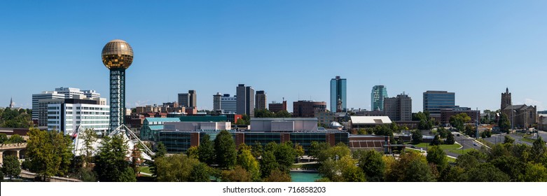 A 3:1 Panoramic Of Downtown Knoxville, TN