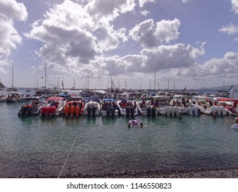 31-JUL-2018 - Les Trois-ilets, Martinique, FWI - Big Beach And Boat Party In Anse Mitan During The 