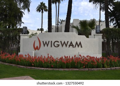 3/2/19 Litchfield Park Arizona Sign For The Wigwam Resort