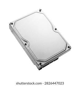 A 3.5 inch internal computer hard disk drive isolated on a white background.