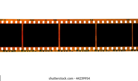 35mm Filmstrip Isolated On White Background